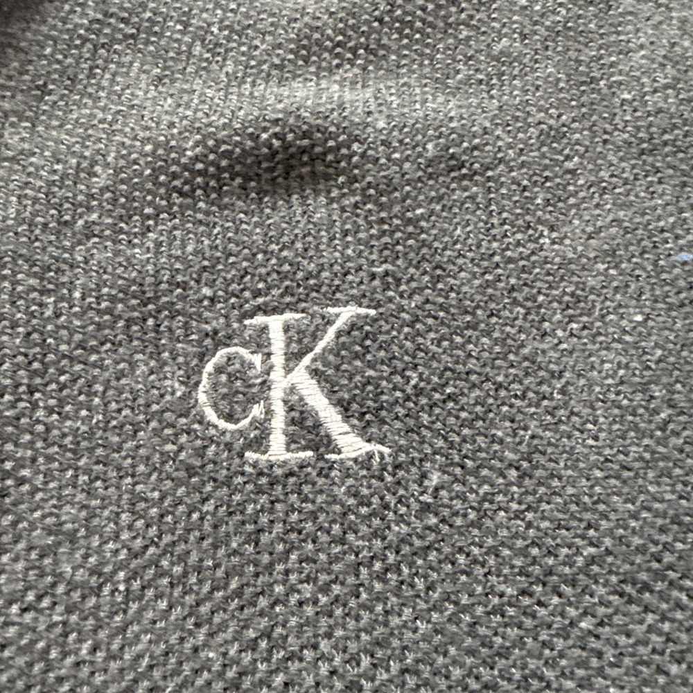 VTG90s Calvin Klein Jeans Mens XL Distressed Crewneck Sweater Men's Size XL READ - Picture 4 of 16